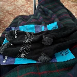Bombas Black compression socks. Large Never worn.